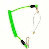 1mm钢丝 绿色透明钢丝弹簧绳
