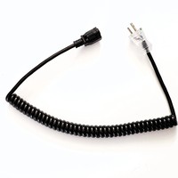 3-core 1.0mm square transparent three-insert medical spring cable