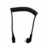 Gb 3-pin plug 0.75mm square power cord with character tail spring