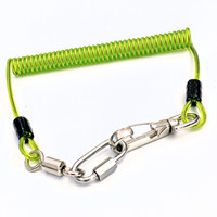 绿透明钢丝弹簧绳